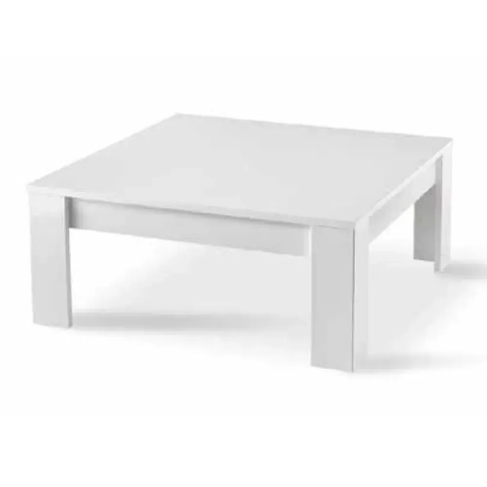 Breta Square Coffee Table - White