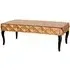 Brice Rectangular Coffee Table - Copper, Mirrored Glass