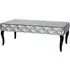 Brice Rectangular Coffee Table - Silver, Mirrored Glass