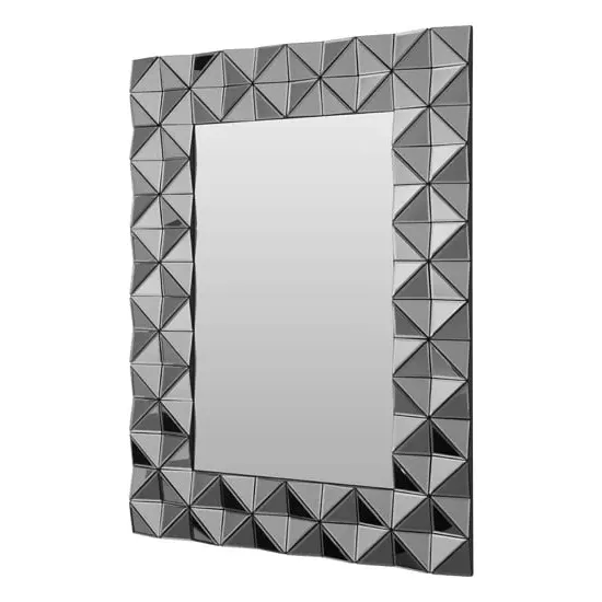 Brice Rectangular Wall Mirror - Silver image