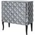 Brice Sideboard with 2 Doors 2 Drawers - Silver, Mirrored Glass