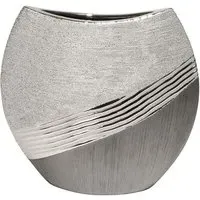 Bridgetown Decorative Vase - Silver, Ceramic