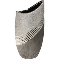 Bridgetown Small Vase - Silver, Ceramic