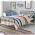 Bright Double Bed Frame - Black, Metal