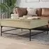 Brighton Coffee Table with Storage - Sonoma Oak, Metal