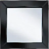 Brilliance Square Wall Mirror - Black