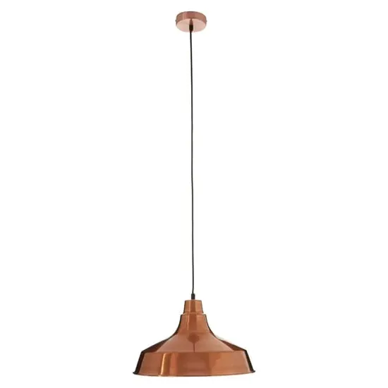 Brinnto Round Pendant Light - Copper, Metal