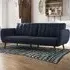 Brittan Sofa Bed with Storage - Blue, Fabric