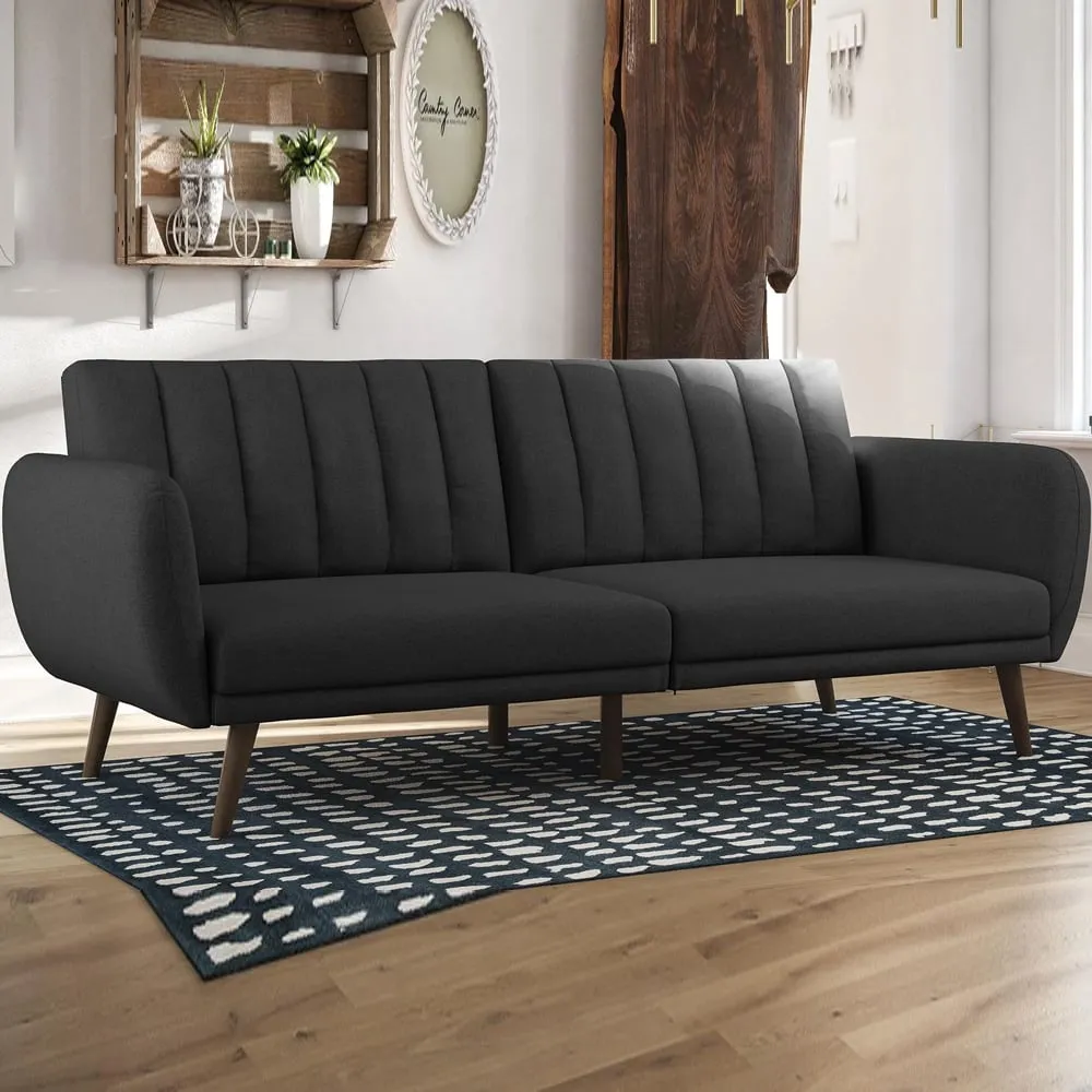 Brittan Sofa Bed with Storage - Grey, Fabric