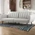 Brittan Sofa Bed with Storage - Light Grey, Fabric