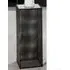 Brockton Small Decorative Pillar - Black, Glass Metal