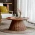 Brookline Round Coffee Table - Natural, Acacia Wood