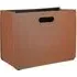 Brooklyn Magazine Rack - Brown, Synthetic Leather