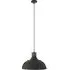 Brookon Round Pendant Light - Grey, Metal