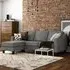 Brooks Sectional 3-Seater Sofa - Grey, Linen