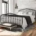 Brunswick King Size Bed Frame - Black, Metal