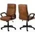 Bryce Fabric Home and Office Chair - Brown
