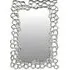 Bubble Wall Bedroom Mirror - Silver
