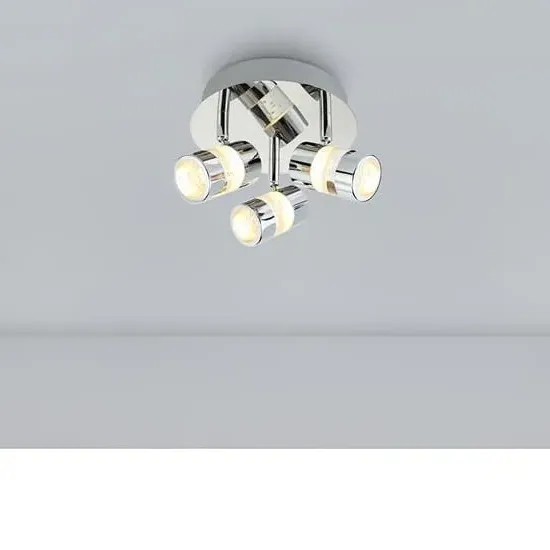 Bubbles 3 Light LED Bathroom Spotlight - Chrome