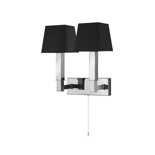 Buckingham 2 Light Wall Light - Satin Silver image