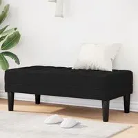 Bunnell Fabric Hallway Seating Bench - Black