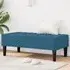Bunnell Hallway Seating Bench - Blue, Velvet