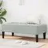 Bunnell Hallway Seating Bench - Grey, Velvet