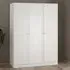 Burbank 3-Door Wardrobe - White