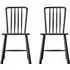 Burbank Dining Chairs Pair - Black, Oak