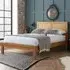 Burbank Double Bed - Oak