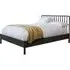 Burbank Double Spindle Bed - Black, Oak