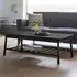 Burbank Rectangular Coffee Table - Black, Oak