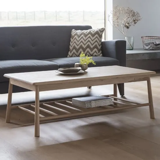 Burbank Rectangular Coffee Table - Oak image