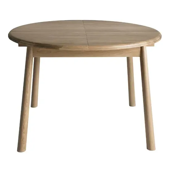 Burbank Round Extending Dining Table - Oak image