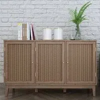 Burdon 3-Door Sideboard - Oak
