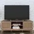 Burdon TV Stand with 2 Doors - Oak