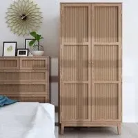 Burdon Wardrobe with 2 Doors - Oak
