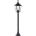 Burford Outdoor Bollard Light - Matt Black, Clear Glass