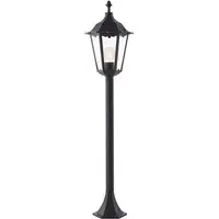 Burford Small Floor Lamp - Black, Glass and Steel alternate view