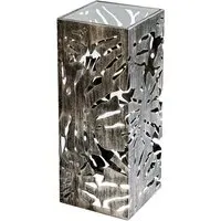 Burleson Small Decorative Pillar - Bronze, Glass Metal