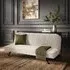 Burlington Sofa Bed with Black Legs - Ivory, Fabric