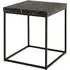 Burnaby Square Coffee Table - Black Marble Effect, Wood