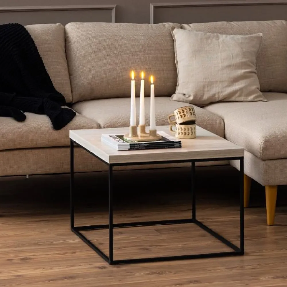 Burnaby Square Coffee Table - Light Oak, Wood