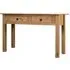 Bury Console Table with 2 Drawers - Brown, Pine Wood