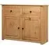 Bury Wooden Sideboard with 2 Doors 2 Drawers - Brown, Pine