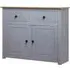 Bury Wooden Sideboard with 2 Doors 2 Drawers - Grey, Pine