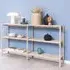 Butte Wide Bookcase with 4 Shelves - White Oak