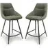 Buxton Counter Bar Chairs - Sage, Fabric