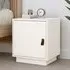 Byrne Pinewood Bedside Cabinet with 1 Door - White
