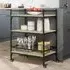 Byron 3-Shelf Kitchen Trolley - Sonoma Oak, Wood